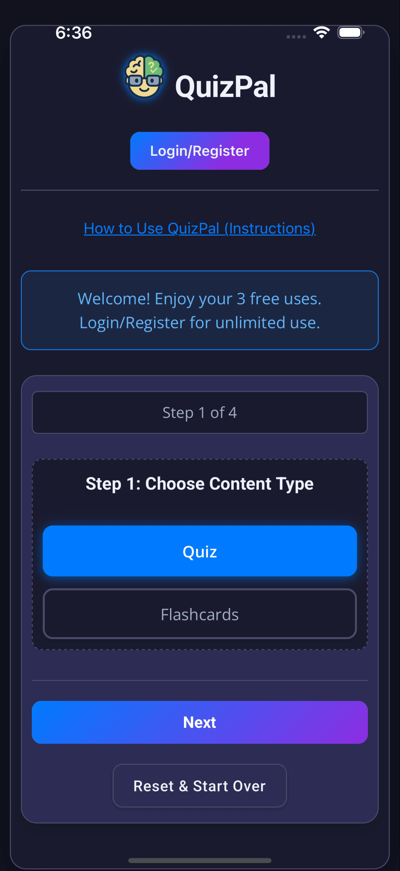 QuizPal screenshot